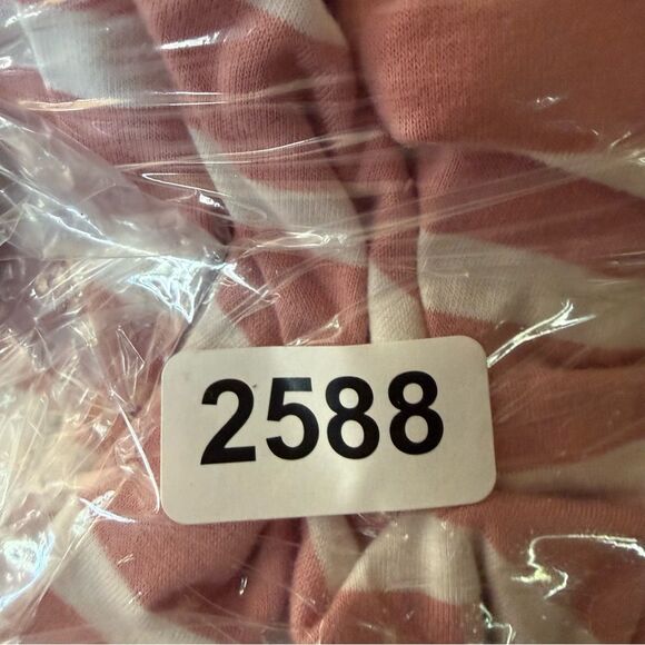 Tickled Teal Pink and White Striped Cardigan - Picture 5 of 5